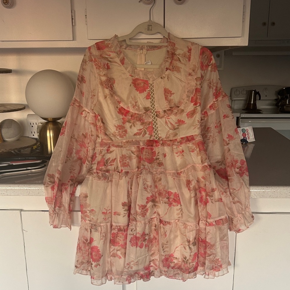 Floral Ruffle Dress